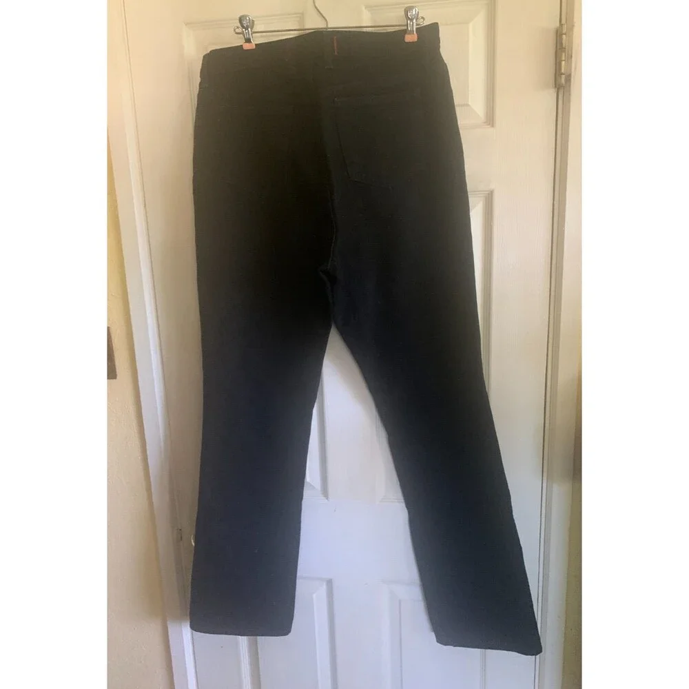 NWOT Vintage Black Guess Men's 100% Cotton Coupe Cut Jeans USA Size 34 (34 x 33)